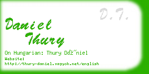 daniel thury business card